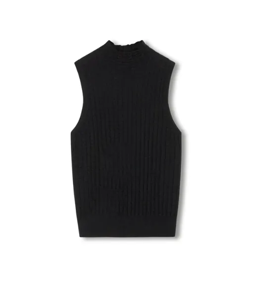Textured Knit Vest